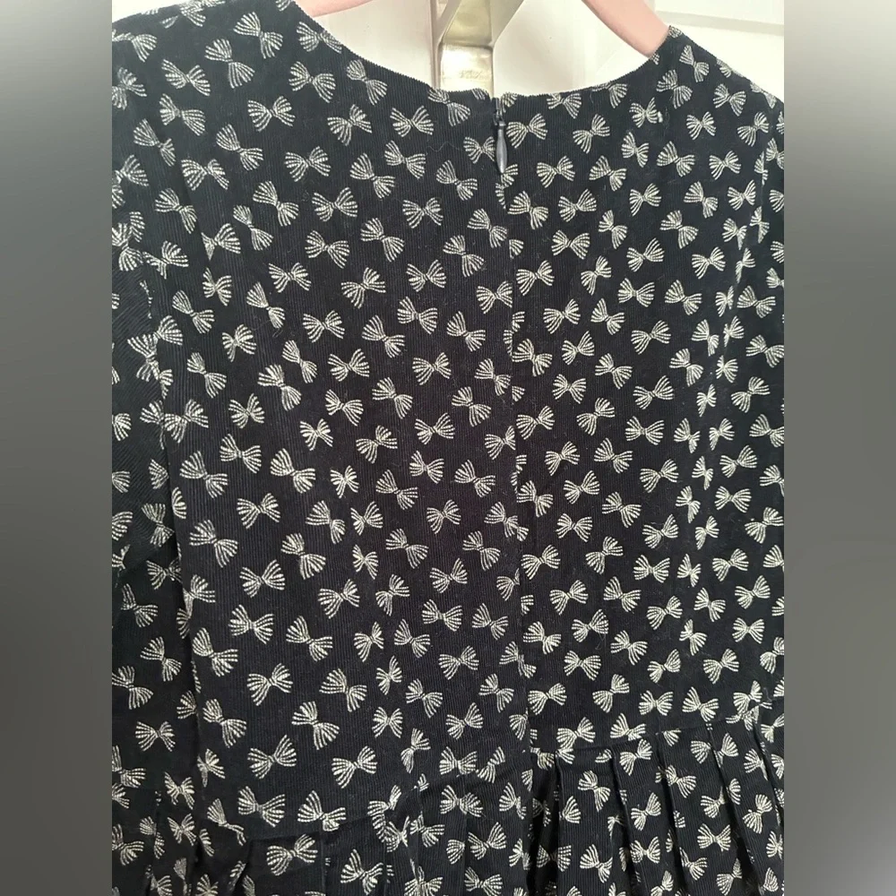 Jacadi Paris 8A Dark Navy Bow Dress - Picture 7 of 11